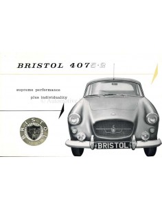 1961 BRISTOL 407 PROSPEKT ENGLISCH