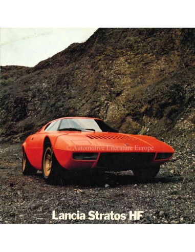 1973 LANCIA STRATOS HF BROCHURE ITALIAN