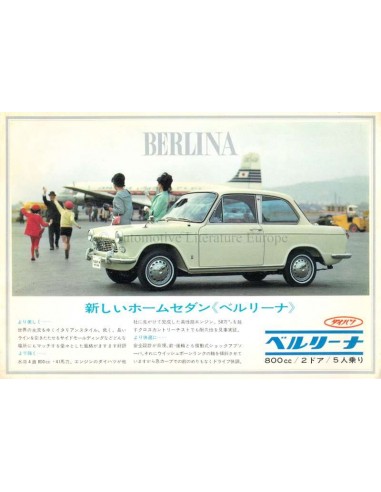 1967 DAIHATSU COMPAGNO BERLINA 800 LEAFLET JAPANESE