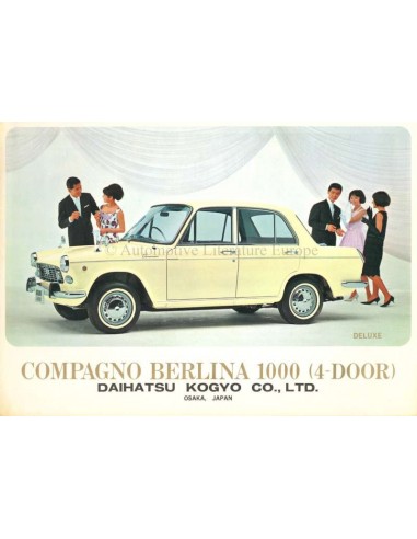 1967 DAIHATSU COMPAGNO BERLINA 800 PROSPEKT ENGLISCH / SPANISCH