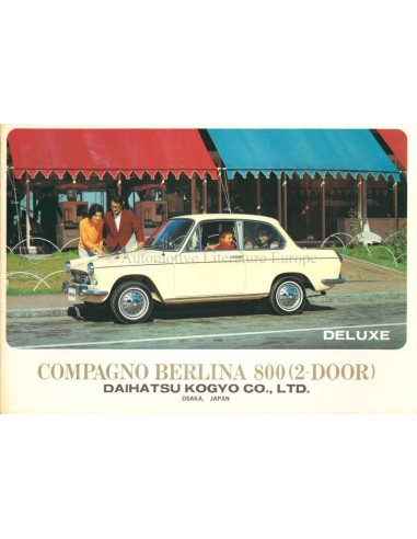 1965 DAIHATSU COMPAGNO BERLINA 1000  BROCHURE ENGELS / SPAANS