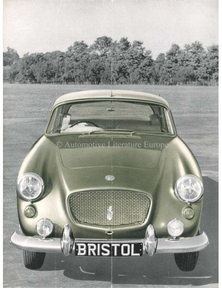 1959 BRISTOL 406 BROCHURE ENGLISH