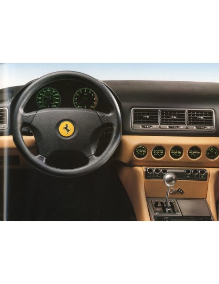 1996 FERRARI 456GT PERSMAP ITALIAANS & ENGELS USA 876/94