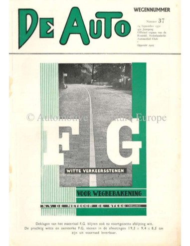 1950 DE AUTO MAGAZIN 37 NIEDERLÄNDISCH