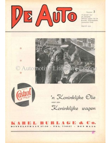 1951 DE AUTO MAGAZINE 3 NEDERLANDS