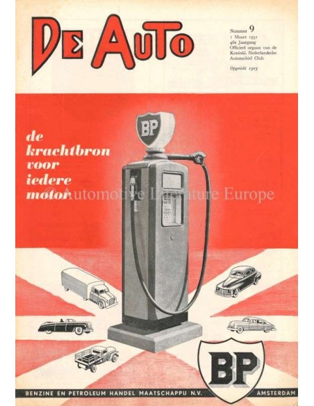 1951 DE AUTO MAGAZINE 9 NEDERLANDS