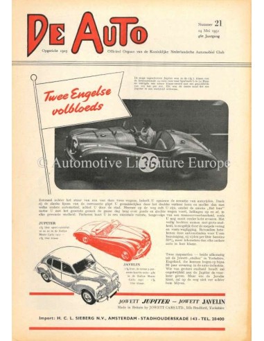 1951 DE AUTO MAGAZIN 21 NIEDERLÄNDISCH