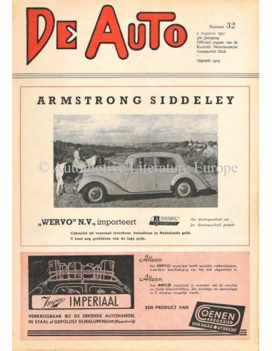 1951 DE AUTO MAGAZINE 32 NEDERLANDS