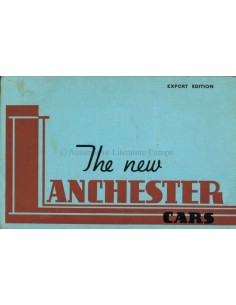 1938 LANCHESTER RANGE BROCHURE ENGLISH