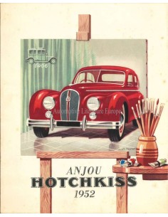 1952 HOTCHKISS ANJOU BROCHURE FRENCH