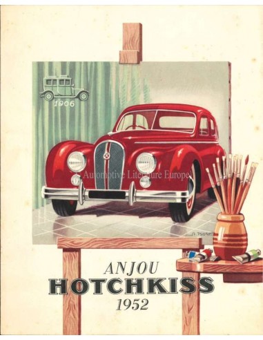 1952 HOTCHKISS ANJOU BROCHURE FRANS