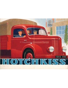 1946 HOTCHKISS CAMION BROCHURE FRANS