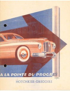 1951 HOTCHKISS GREGOIRE BROCHURE FRANS