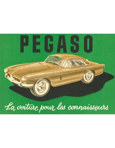 1957 PEGASO Z-103 BROCHURE FRENCH