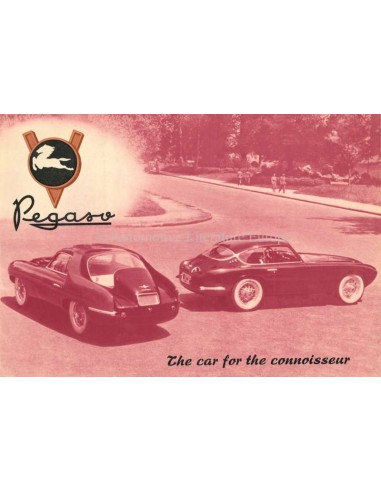 1954 PEGASO Z-102 B BS BROCHURE ENGELS