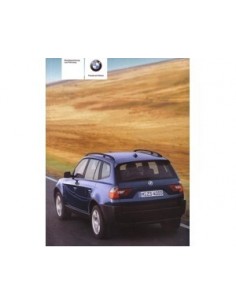 2005 BMW X3 INSTRUCTIEBOEKJE DUITS