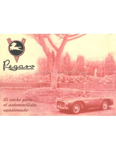 1953 PEGASO Z-102 B BS BROCHURE SPAANS
