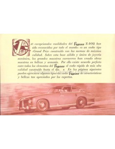 1953 PEGASO Z-102 B BS BROCHURE SPAANS 2
