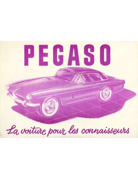 1956 PEGASO Z-103 LEAFLET FRENCH
