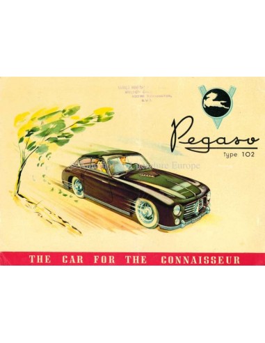 1952 PEGASO Z-102 BROCHURE ENGELS
