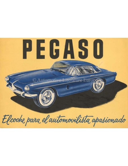 1957 PEGASO Z-103 BROCHURE SPAANS