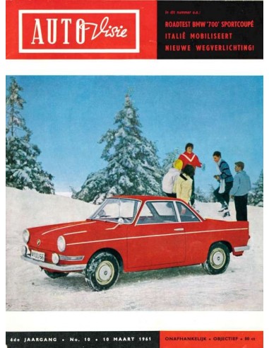 1961 AUTOVISIE MAGAZIN 10 NIEDERLÄNDISCH