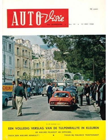 1960 AUTOVISIE MAGAZINE 10 NEDERLANDS