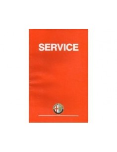 1996 ALFA ROMEO SERVICE INSTRUCTIEBOEKJE