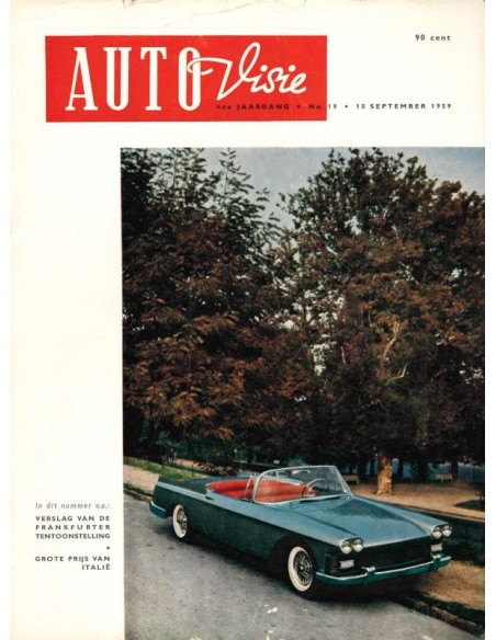 1959 AUTOVISIE MAGAZINE 19 DUTCH