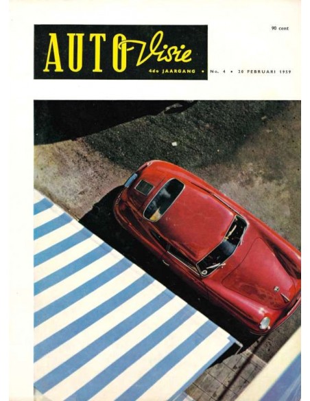 1959 AUTOVISIE MAGAZIN 4 NIEDERLÄNDISCH