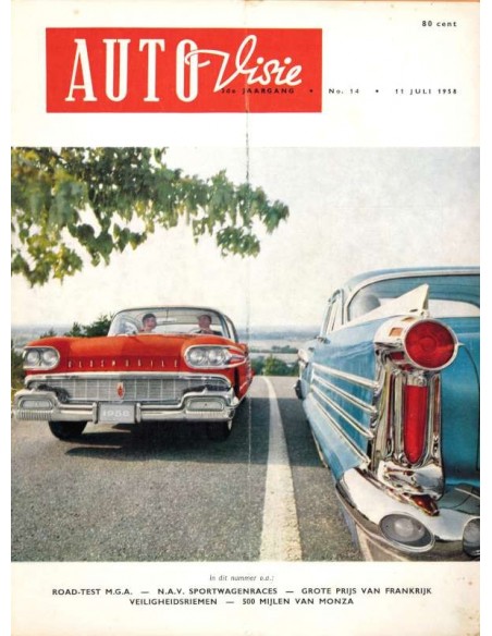 1958 AUTOVISIE MAGAZINE 14 DUTCH