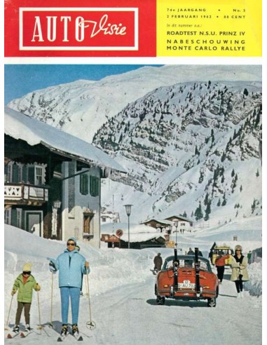1962 AUTOVISIE MAGAZINE 5 NEDERLANDS