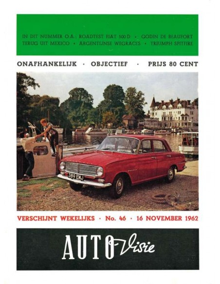 1962 AUTOVISIE MAGAZIN 46 NIEDERLÄNDISCH