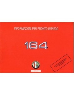 1993 ALFA ROMEO 164 INSTRUMENTEN INSTRUCTIEBOEKJE ITALIAANS