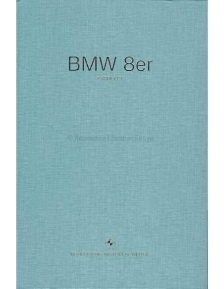 2018 BMW 8 SERIES CABRIOLET HARDBACK BROCHURE GERMAN
