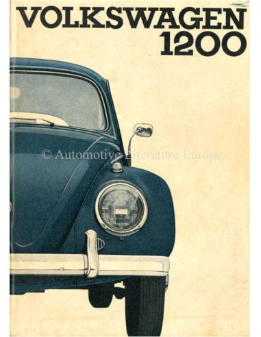 1962 VOLKSWAGEN KÄFER 1200 BETRIEBSANLEITUNG NIEDERLÄNDISCH