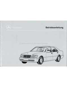 1995 MERCEDES BENZ S CLASS OWNERS MANUAL HANDBOOK GERMAN