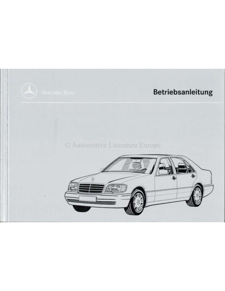 1995 MERCEDES BENZ S KLASSE BETRIEBSANLEITUNG DEUTSCH