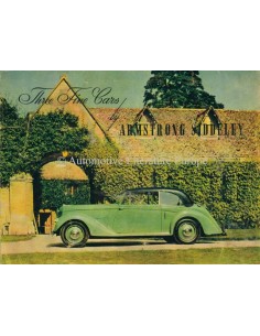 1946 ARMSTRONG SIDDELEY THREE FINE CARS BROCHURE ENGELS