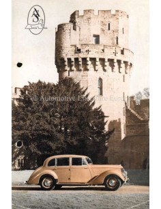 1951 ARMSTRONG SIDDELEY PROGRAMMA BROCHURE ENGELS
