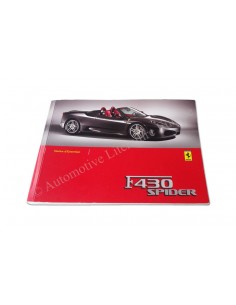 2005 FERRARI F430 SPIDER INSTRUCTIEBOEKJE FRANS