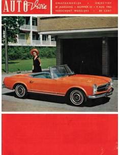 1963 AUTOVISIE MAGAZINE 33 NEDERLANDS