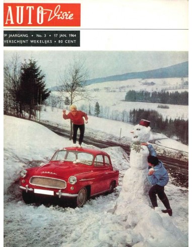 1964 AUTOVISIE MAGAZIN 3 NIEDERLÄNDISCH