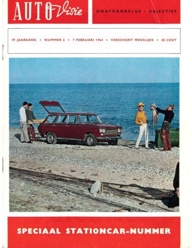 1964 AUTOVISIE MAGAZIN 6 NIEDERLÄNDISCH