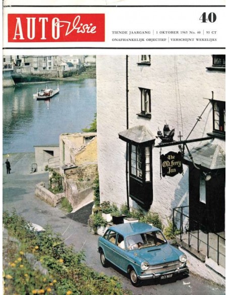 1965 AUTOVISIE MAGAZINE 40 NEDERLANDS