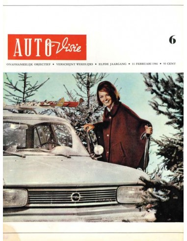 1966 AUTOVISIE MAGAZIN 6 NIEDERLÄNDISCH