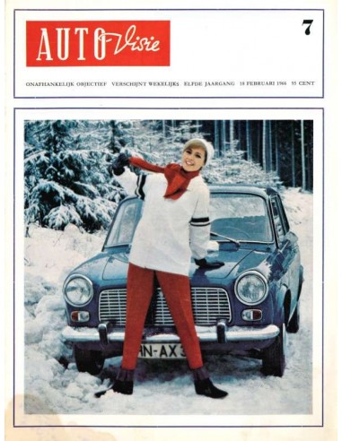 1966 AUTOVISIE MAGAZIN 7 NIEDERLÄNDISCH
