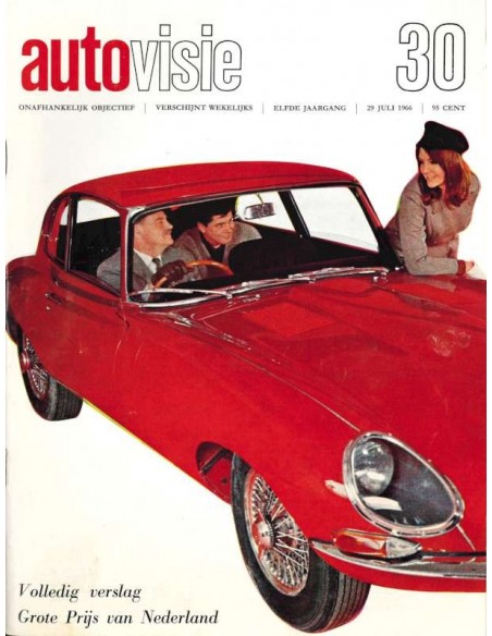 1966 AUTOVISIE MAGAZIN 30 NIEDERLÄNDISCH