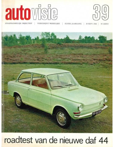 1966 AUTOVISIE MAGAZINE 39 NEDERLANDS