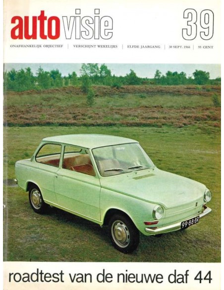 1966 AUTOVISIE MAGAZINE 39 DUTCH